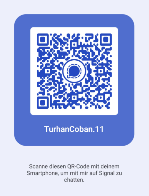 Signal QR-Code von Turhan Coban